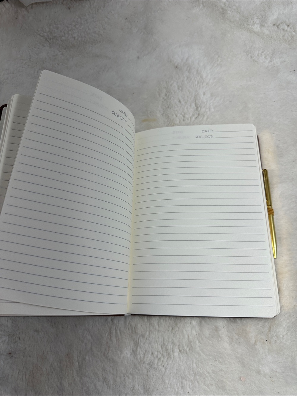 One design home faux leather brown journal and pen set - Picture 3 of 3